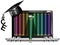 Tablet Bookcase Graduation Hat