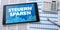 A tablet with financial documents - Save taxes in german - Steuern sparen