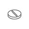 Tablet Medicine line icon