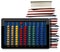 Tablet Pc with Colorful Abacus and Books