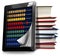 Tablet Pc with Colorful Abacus and Books