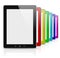 Tablet pc colorful rainbow series