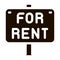 Tablet For Real Estate Rent Vector Icon