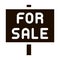 Tablet For Real Estate Sale Vector Icon