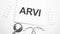 On the tablet for writing the text arvi, next to the stethoscope and white tablets