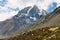 Taboche peak view from Chukhung valley