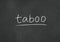 Taboo