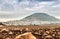 Tabor Mountain and Jezreel Valley in Galilee, Israel