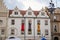 Tabor, South Bohemia, Czech Republic, 29 August 2021: Old Renaissance Town hall with clock tower and Hussitism museum on main