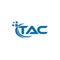 TAC letter logo design on whaite background. TAC creative initials letter logo concept. TAC letter design