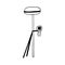 tacheometer, level technical hand drawn doodle. vector, minimalism, scandinavian, monochrome, nordic, sketch. icon