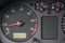 Tachometer, engine water temperature indicator, fuel tank indicator