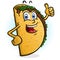 Taco Cartoon Character Giving A Thumbs Up