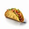 Taco De Choclo: Hyperrealism Photography On Isolated White Background