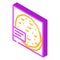 taco shells isometric icon vector illustration