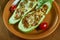 Taco Stuffed Summer Squash Boats