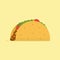 Taco vector illustration