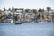 Tacoma waterfront harbor with a view of buildings at the back