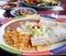 Tacos, Rice and Refried Beans