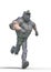 Tactical soldier cartoon running