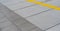 Tactile Paving on Modern Tiles Pathway for Blind Handicap, Safety Sidewalk Walkway for Disability People