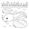 Tadpole Animal Coloring Page for Kids