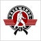 Taekwondo emblem - Taekwondo Logo Design Template. Vector Illustration
