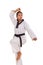 Taekwondo girl standing pose