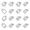 Tag badge icon illustration vector set. Contains such icon as Discount, Label, Sale, Free, New, Best, and more. Expanded Stroke