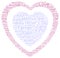 Tag cloud of father\'s day in double heart shape