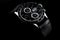 Tag Heuer Carrera Automatic Calibre 16 Black Clear Background