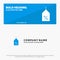 Tag, Label, Off, Logistic SOlid Icon Website Banner and Business Logo Template