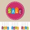 Tag Labels Sale - Colorful Vector Icons - Isolated On White
