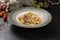 Tagliatelle with Parma ham and parmesan cheese