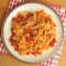 Tagliatelle Pasta with Tomato Sauce