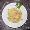 Tagliatelle pasta with truffle