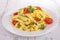 Tagliatelle and vegetable