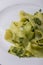 Tagliatelli with wild garlic pesto