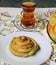 Tahinli Ã§Ã¶rek - sweet buns with tahini sesame paste. National Turkish pastry.