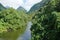 Tahiti landscape mountain river French Polynesia