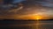 Tahiti resort overwater huts colorful sunset, villas and bungalow, French Polynesia