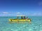 Tahitian colorful boat