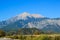 Tahtali mountain near Kemer, Turkey, in autumn