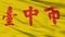 Taichung City Flag, China, Closeup View