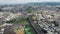 Taichung,Taiwan-Jun 21:Aerial top view Provincial highway 74 Next to the Dongying Park.