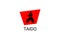 Taido (way of the body) sport vector line icon. sportman, fighting stance.