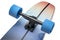 Tail of cruising longboard