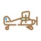 taildraggers airplane aircraft color icon vector illustration