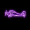 taildraggers airplane aircraft neon glow icon illustration