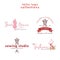 Tailor Logo Set, Tailor Boutique Logo Collections, Simple Tailor Collections Logo Vector Design